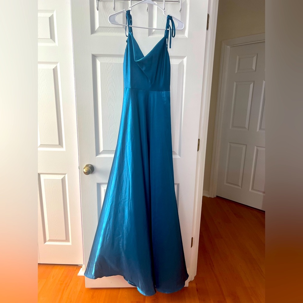 Elegant Blue Cinderella Divine Gown